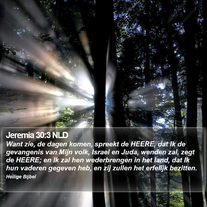 Jeremia 30:3 NLD Bible Study