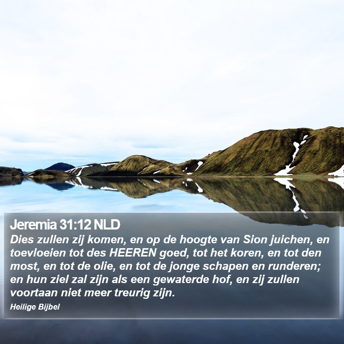 Jeremia 31:12 NLD Bible Study