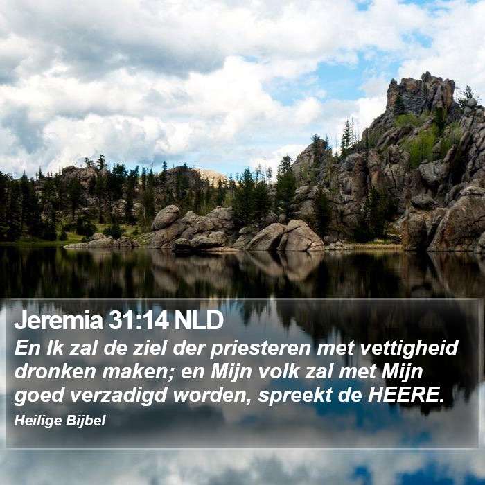 Jeremia 31:14 NLD Bible Study