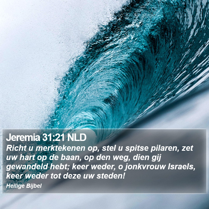Jeremia 31:21 NLD Bible Study
