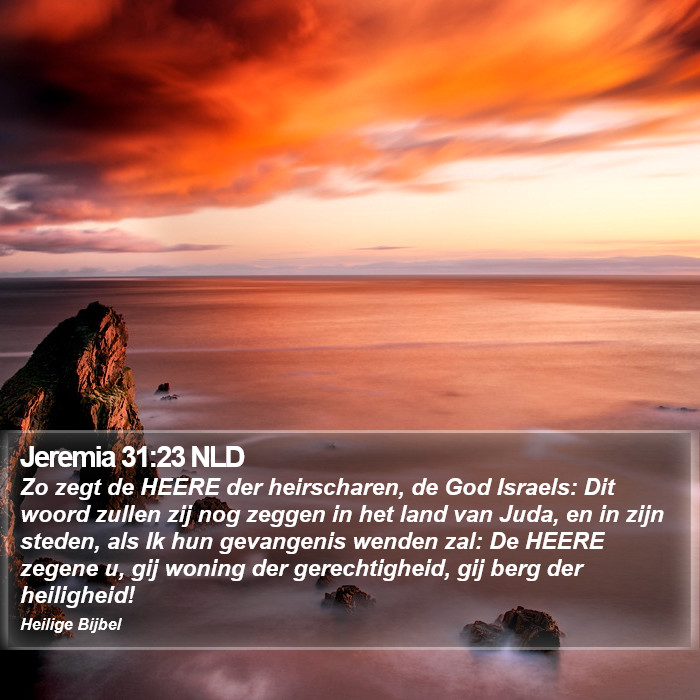 Jeremia 31:23 NLD Bible Study