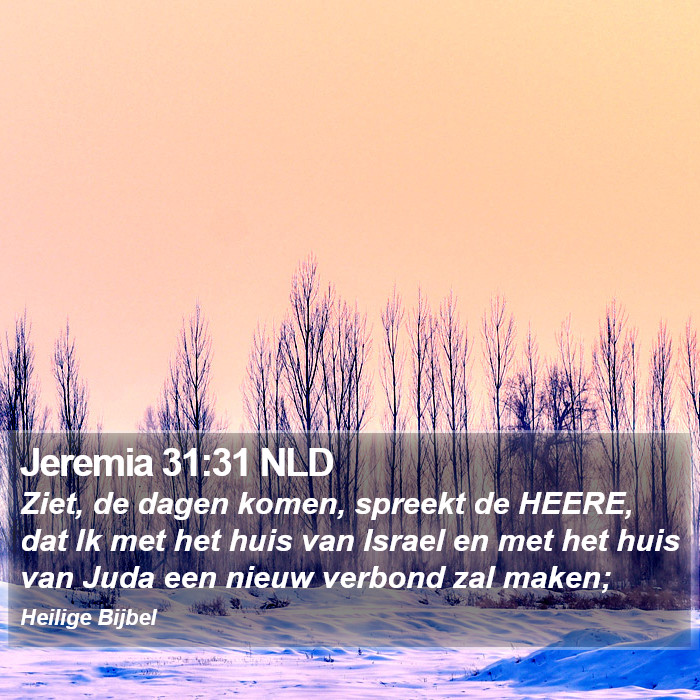Jeremia 31:31 NLD Bible Study