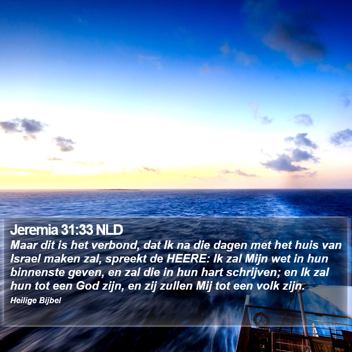 Jeremia 31:33 NLD Bible Study