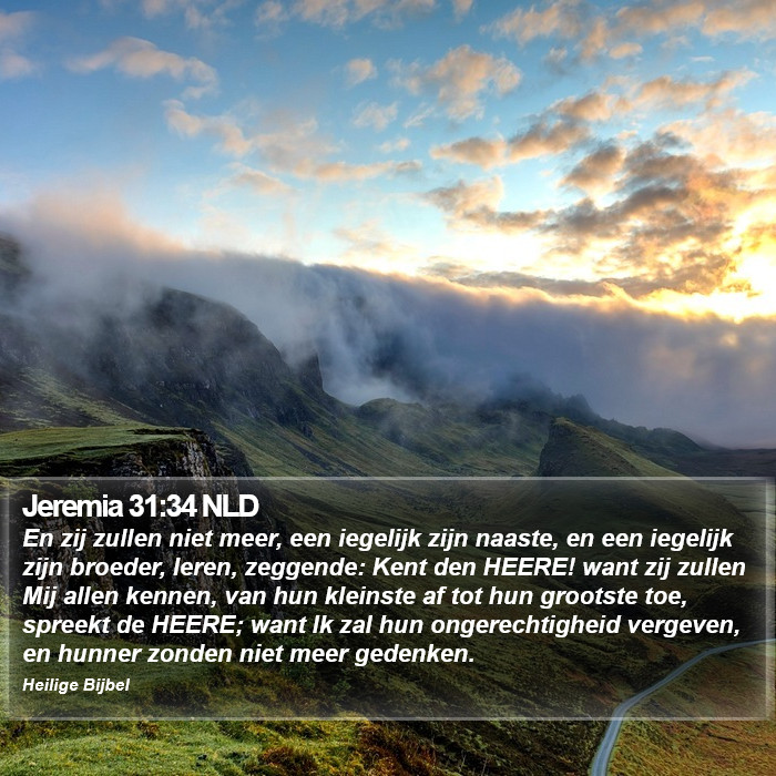 Jeremia 31:34 NLD Bible Study