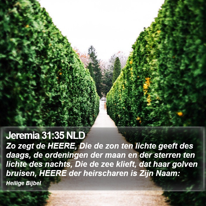 Jeremia 31:35 NLD Bible Study