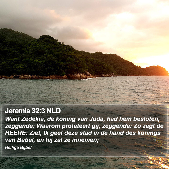 Jeremia 32:3 NLD Bible Study