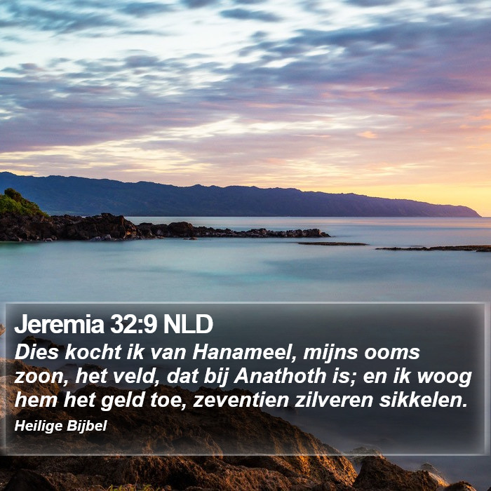 Jeremia 32:9 NLD Bible Study