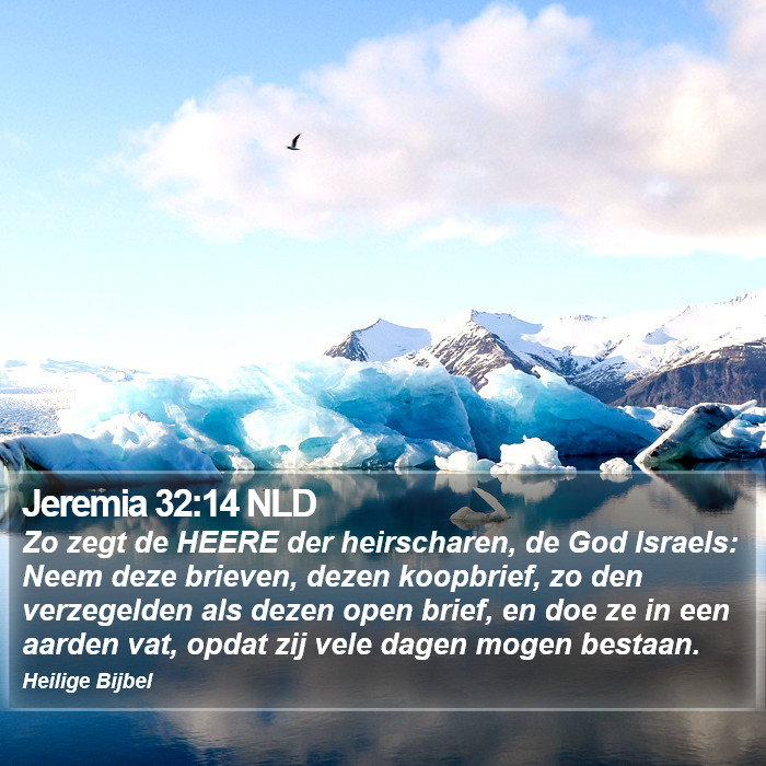 Jeremia 32:14 NLD Bible Study