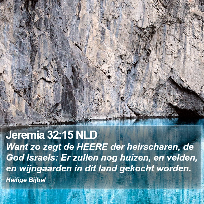 Jeremia 32:15 NLD Bible Study