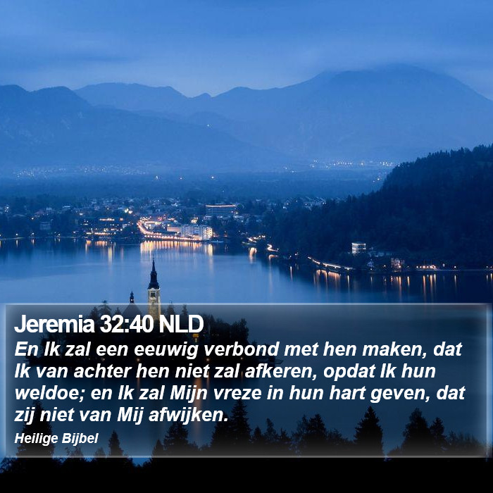 Jeremia 32:40 NLD Bible Study