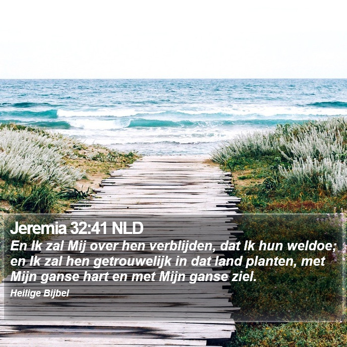 Jeremia 32:41 NLD Bible Study