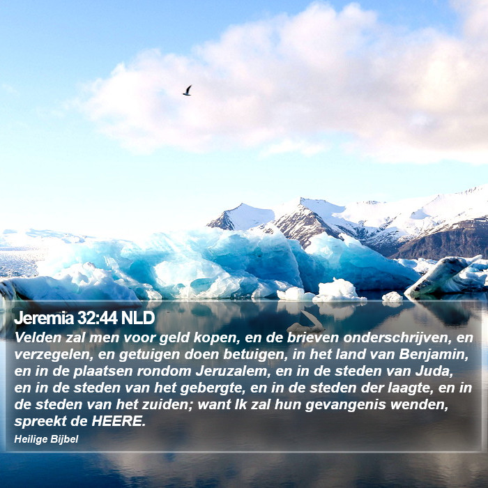 Jeremia 32:44 NLD Bible Study