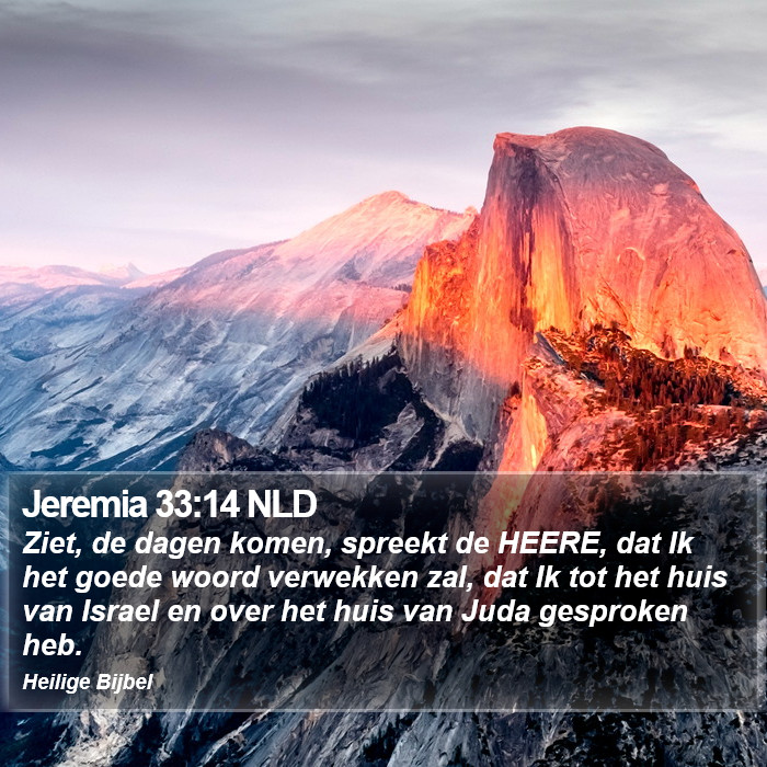 Jeremia 33:14 NLD Bible Study