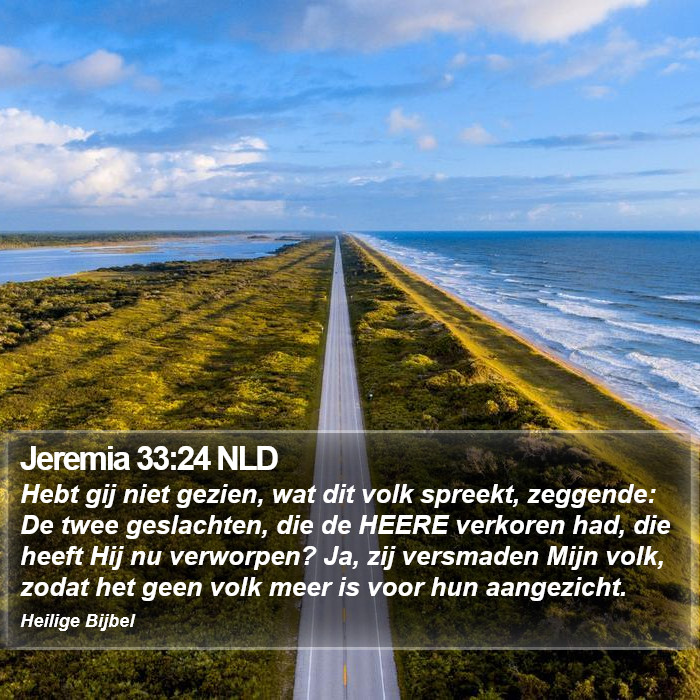 Jeremia 33:24 NLD Bible Study