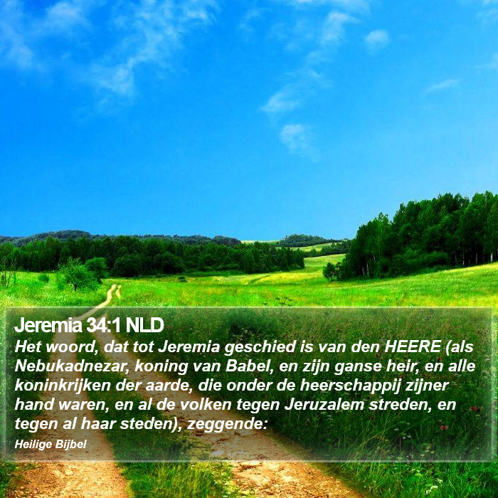 Jeremia 34:1 NLD Bible Study