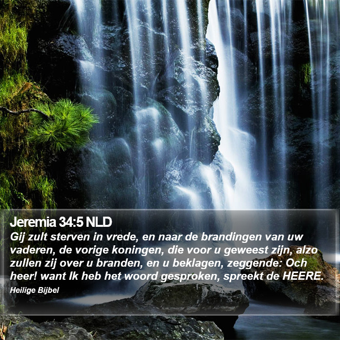 Jeremia 34:5 NLD Bible Study