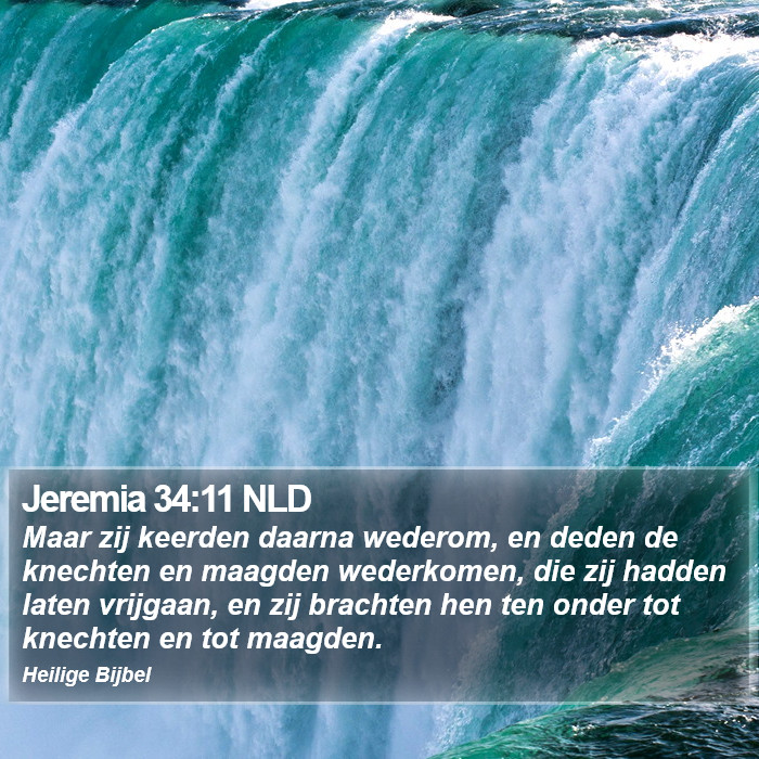 Jeremia 34:11 NLD Bible Study