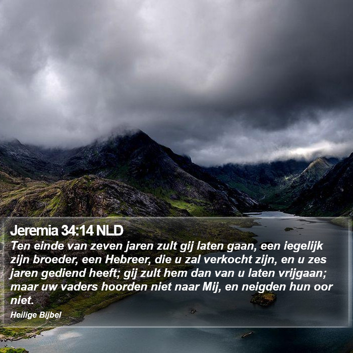 Jeremia 34:14 NLD Bible Study