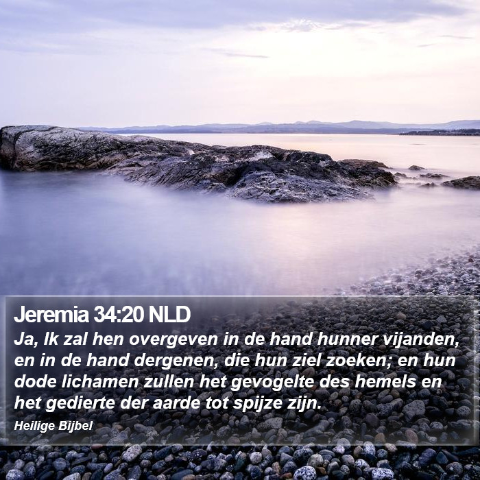 Jeremia 34:20 NLD Bible Study