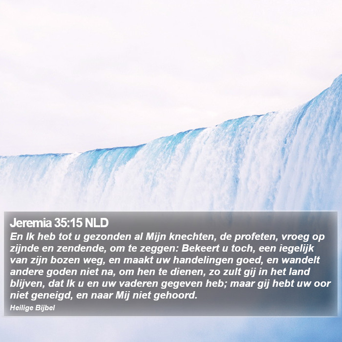 Jeremia 35:15 NLD Bible Study