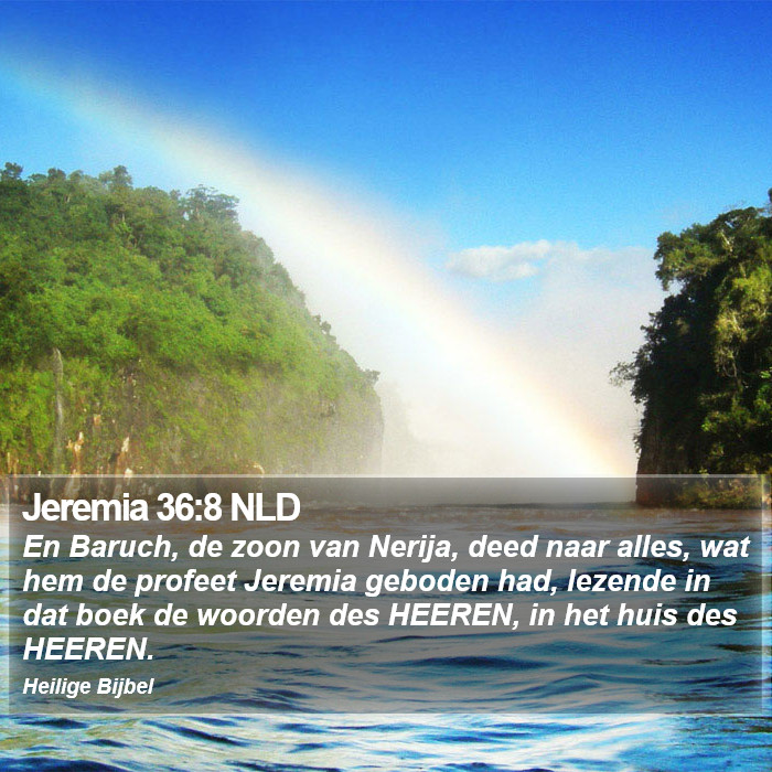 Jeremia 36:8 NLD Bible Study