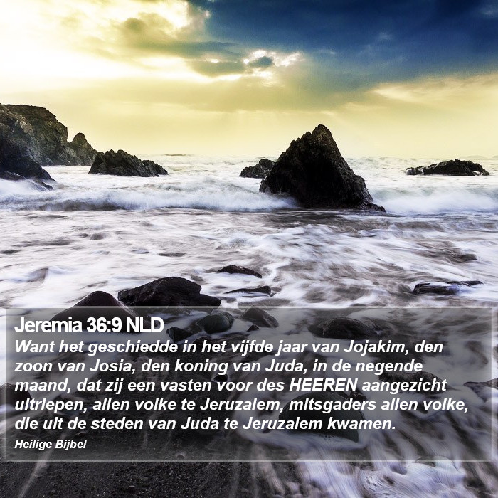 Jeremia 36:9 NLD Bible Study