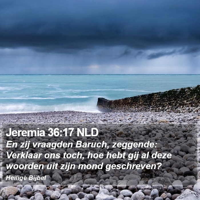 Jeremia 36:17 NLD Bible Study