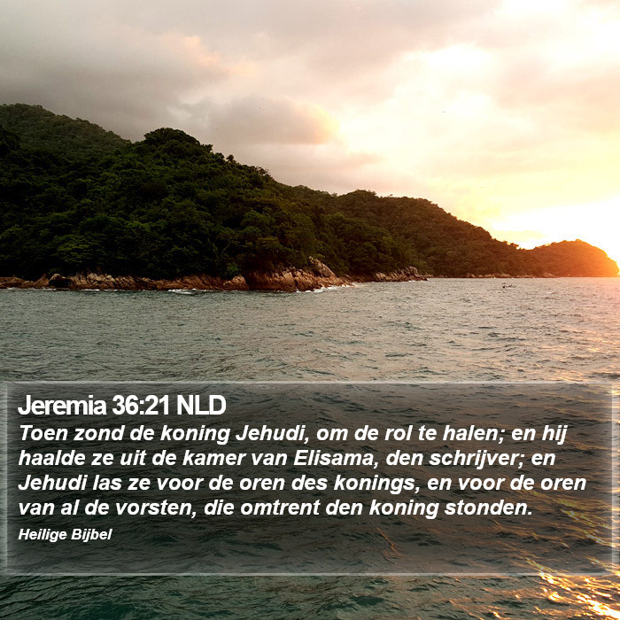 Jeremia 36:21 NLD Bible Study