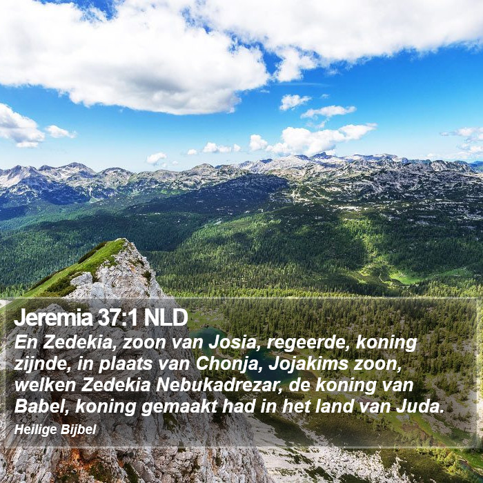 Jeremia 37:1 NLD Bible Study