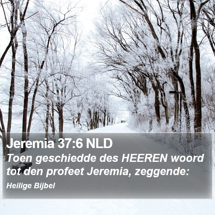 Jeremia 37:6 NLD Bible Study