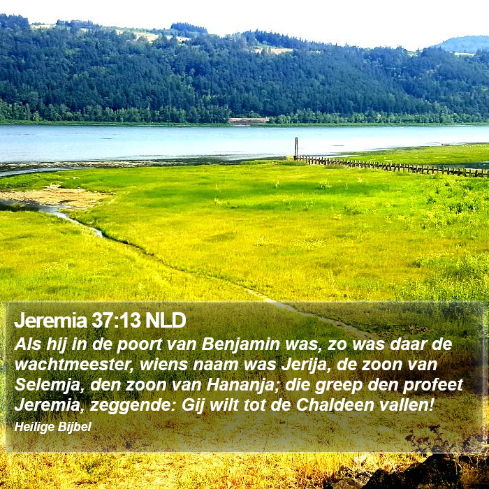 Jeremia 37:13 NLD Bible Study