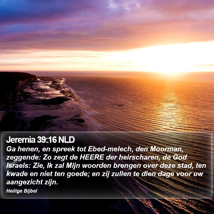 Jeremia 39:16 NLD Bible Study