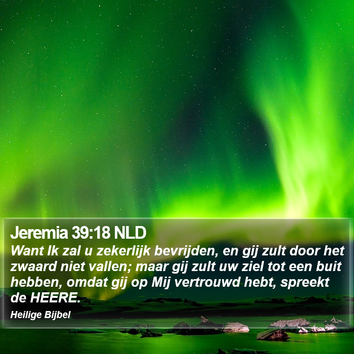 Jeremia 39:18 NLD Bible Study
