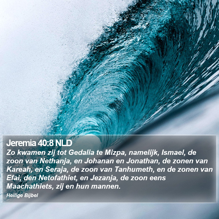 Jeremia 40:8 NLD Bible Study