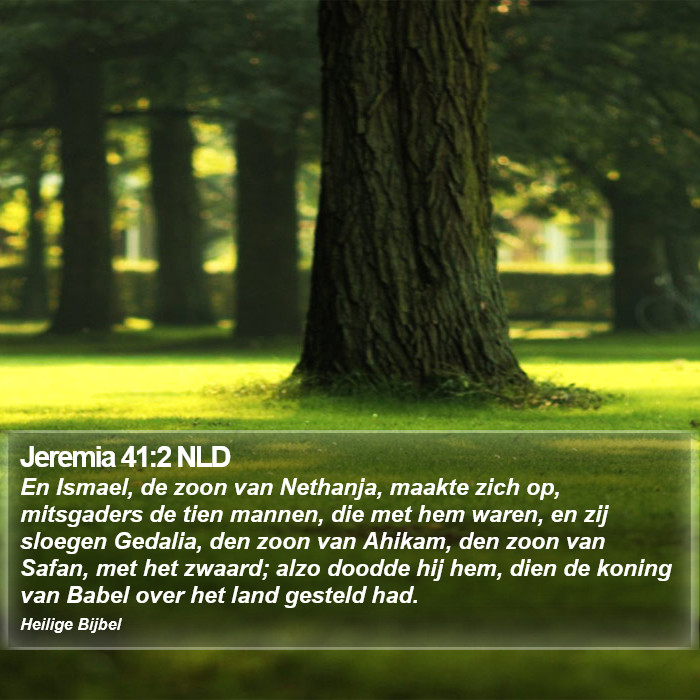 Jeremia 41:2 NLD Bible Study