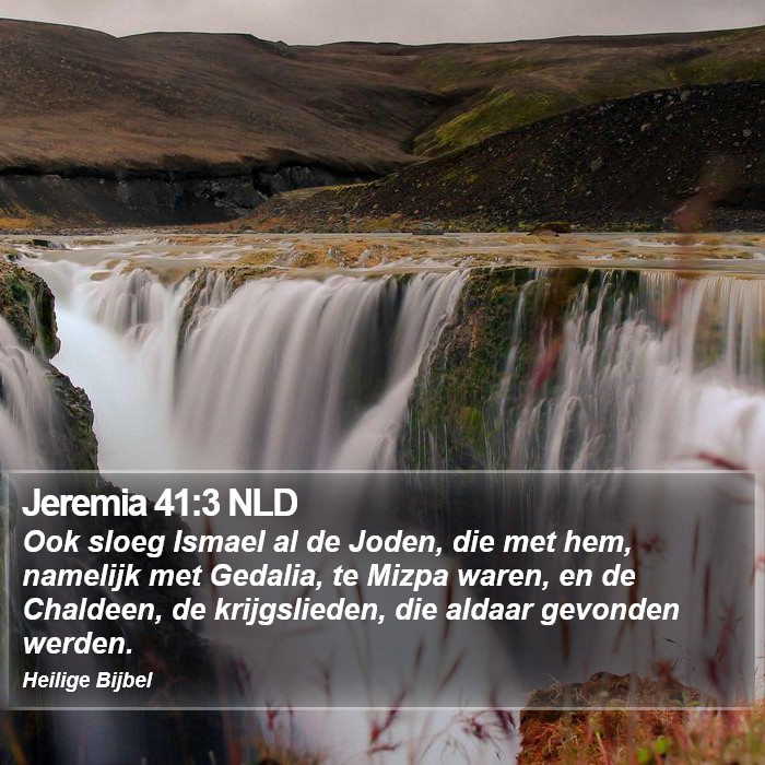 Jeremia 41:3 NLD Bible Study