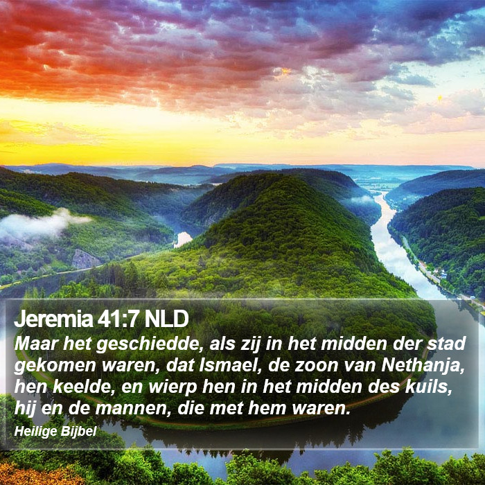 Jeremia 41:7 NLD Bible Study