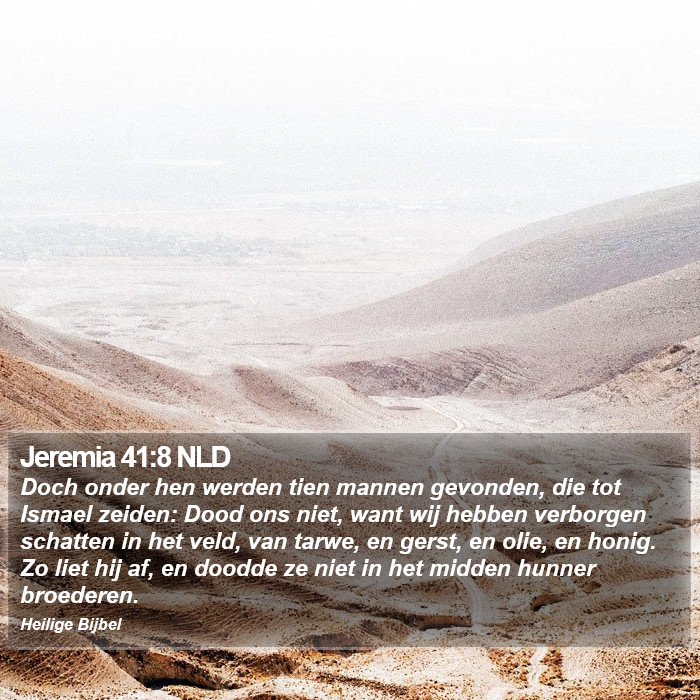 Jeremia 41:8 NLD Bible Study