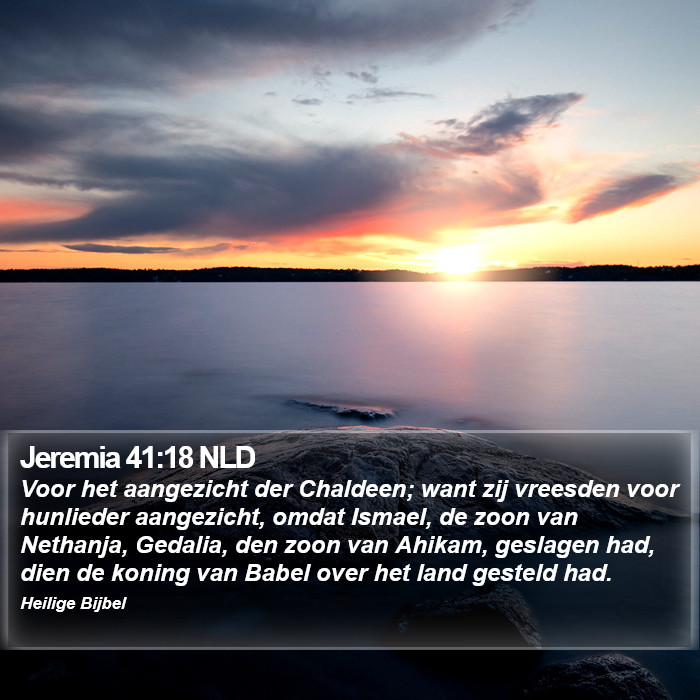 Jeremia 41:18 NLD Bible Study