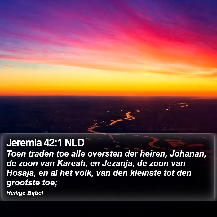 Jeremia 42:1 NLD Bible Study