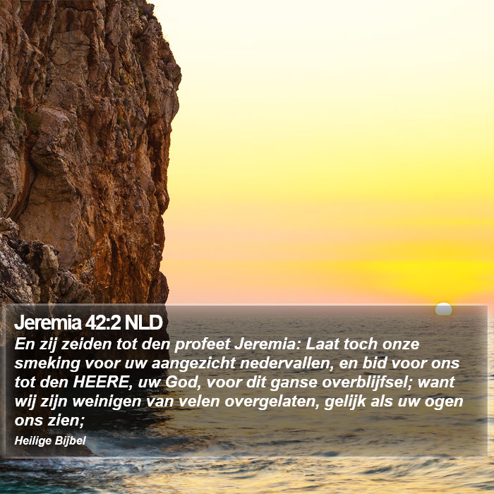 Jeremia 42:2 NLD Bible Study