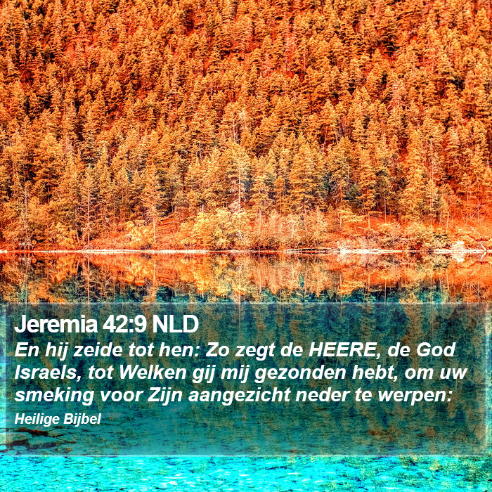 Jeremia 42:9 NLD Bible Study