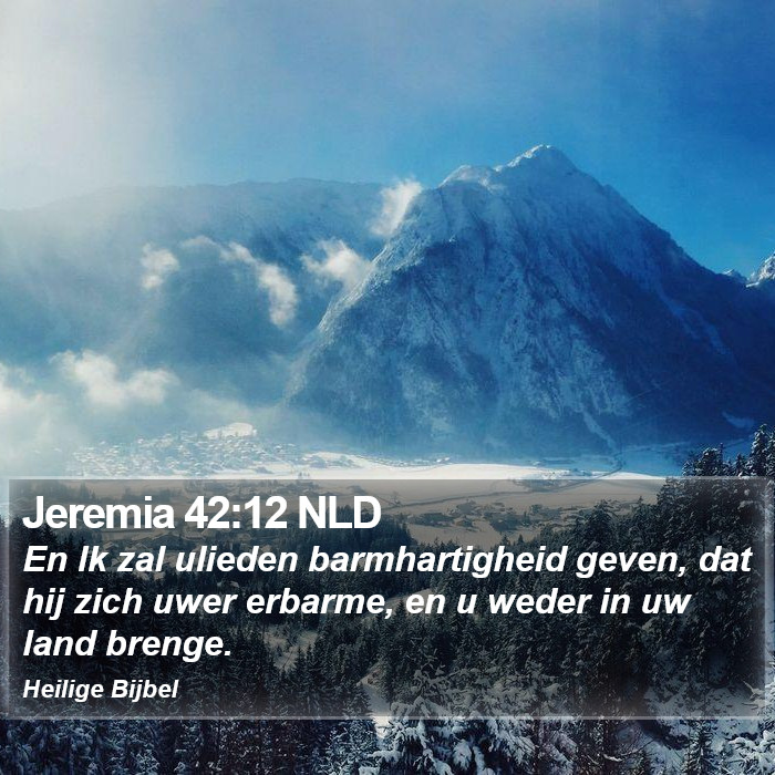 Jeremia 42:12 NLD Bible Study