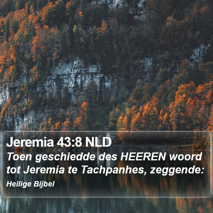 Jeremia 43:8 NLD Bible Study