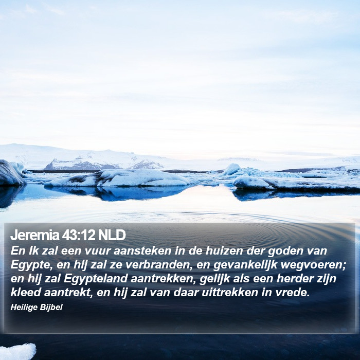 Jeremia 43:12 NLD Bible Study