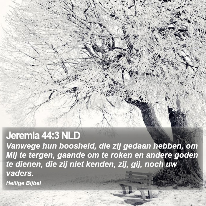 Jeremia 44:3 NLD Bible Study