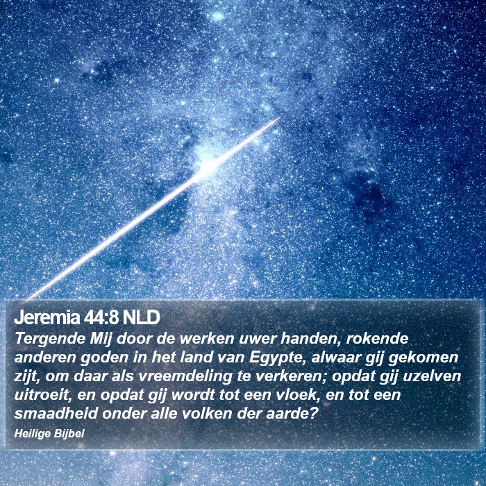 Jeremia 44:8 NLD Bible Study