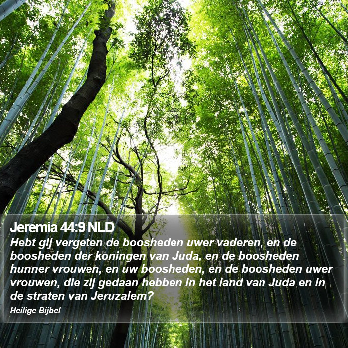 Jeremia 44:9 NLD Bible Study