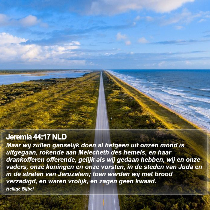 Jeremia 44:17 NLD Bible Study