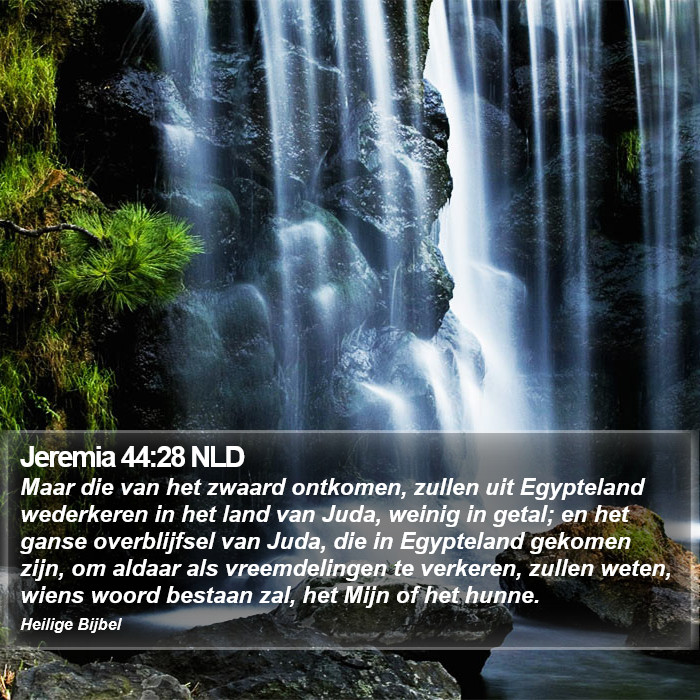 Jeremia 44:28 NLD Bible Study